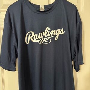 Rawlings Deep Blue Crew Neck Shirt